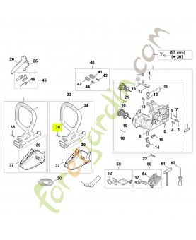 Vis cylindrique isp 6x21.5 9074-478-4475. Pièce de rechange Sithl