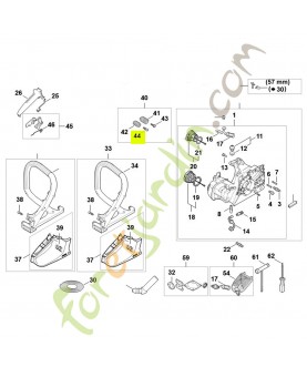 Vis cylindrique isp 6x21.5 9074-478-4475. Pièce de rechange Sithl