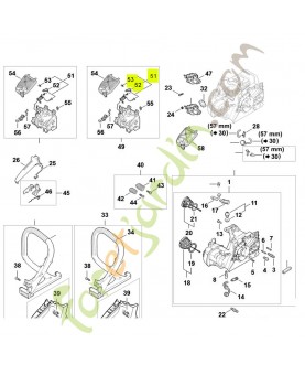 Faisceau de câbles 1148-440-3001- Pièce détachée Stihl