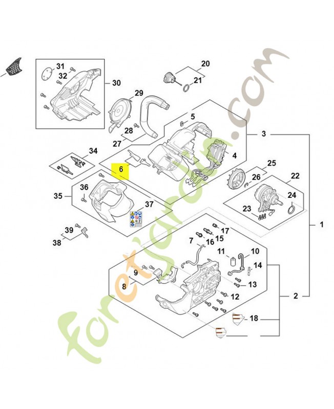Ressort stihl réf. MA01-791-3100