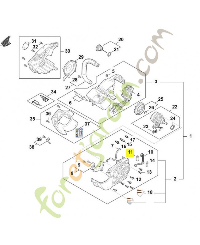 Crépine d'aspiration