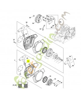 Douille 1110-084-9102. Pièce détachée Stihl