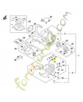 Vis à embase Stihl ref. 1123-664-2400