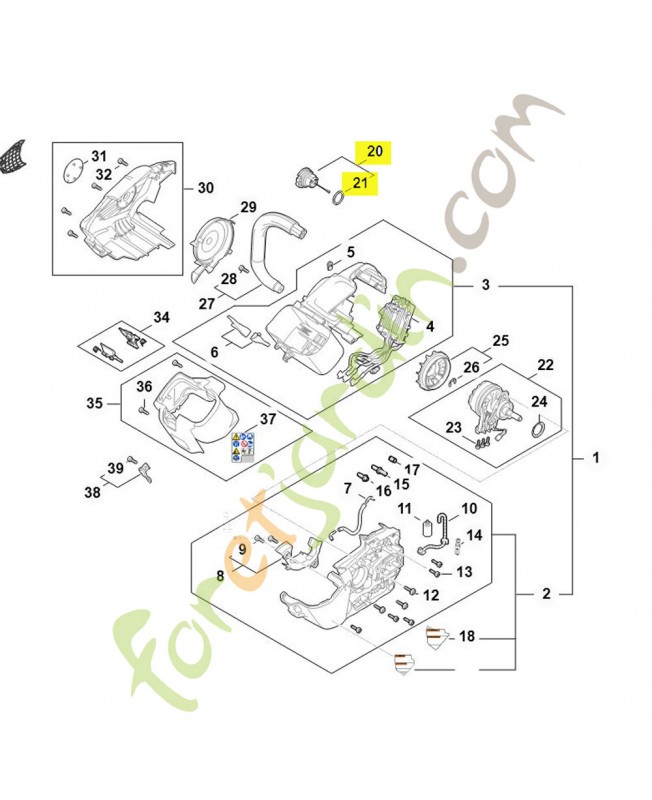 Bouchon de réservoir