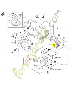 Vis cylindrique is m4 x 12 stihl réf : 9022-313-0660