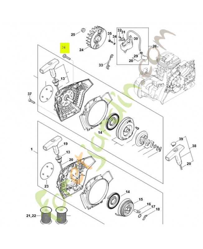 Vis cylindrique is-p 5x25 9074-477-4139- Pièce de détachée Sithl