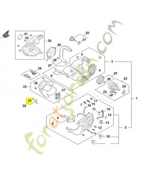 Vis parker is p6 x 19 Stihl ref. 9074-478-4425
