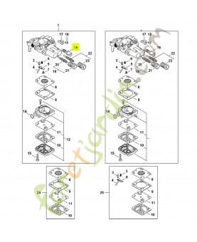 Vis de réglage de régime de ralenti 1139-122-6200- Pièce de détachée Sithl