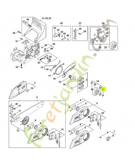 Circlips 8 x 1,3 9460-624-0801- Pièce détachée Stihl