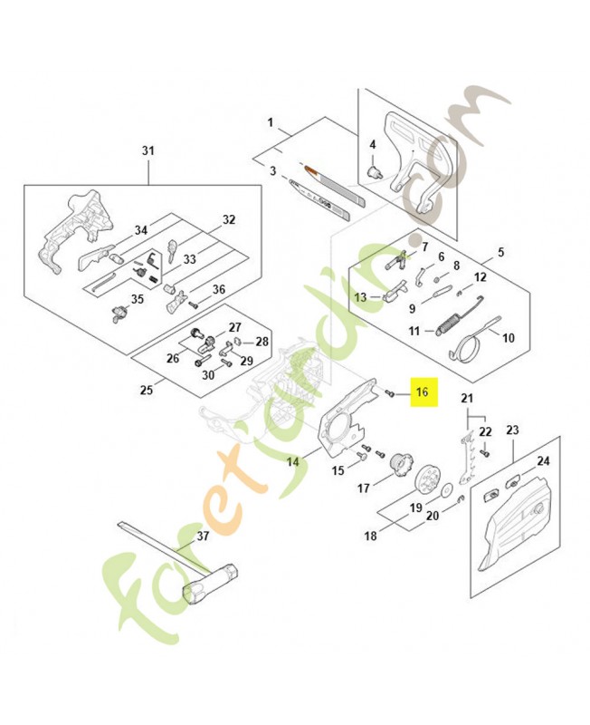 Vis cylind p4x14