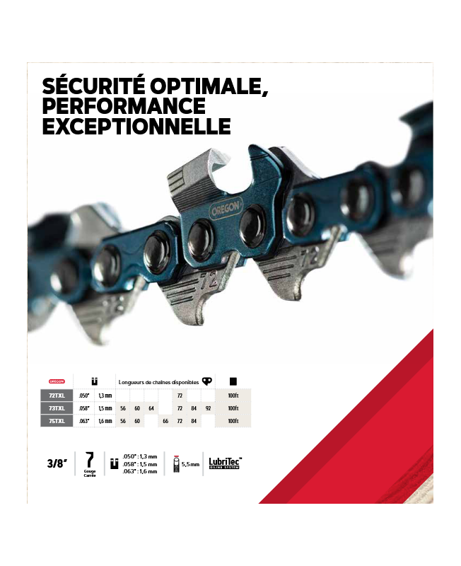 Nouvelle chaine oregon TXL