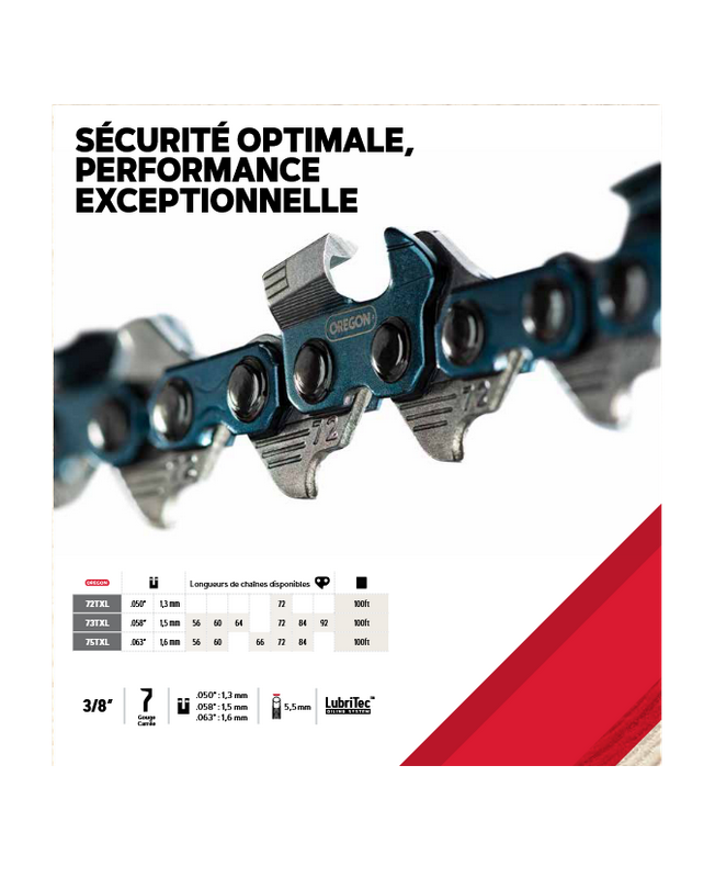 Nouvelle chaines oregon txl