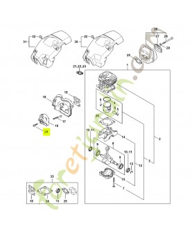 Vis cylindrique IS-D5x24 9075-478-4159 - Pièce de détachée Sithl