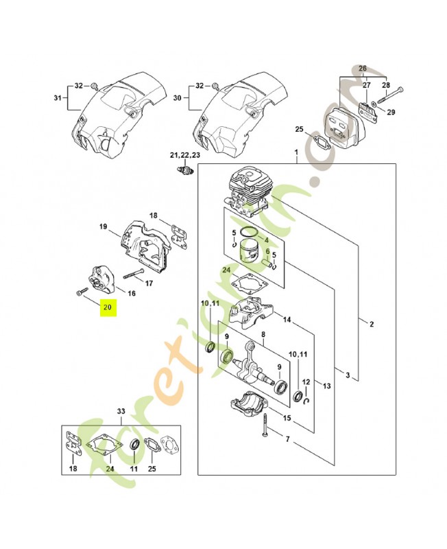 Vis cylindrique IS-D5x24 9075-478-4159 - Pièce de détachée Sithl