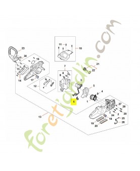 Interrupteur stihl réf. 1250-430-0501
