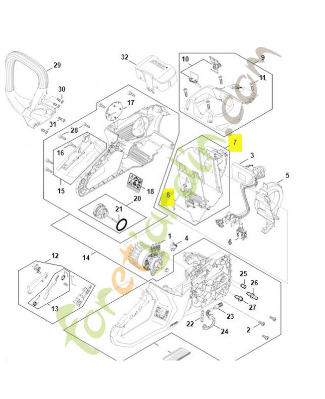Logement pour batterie