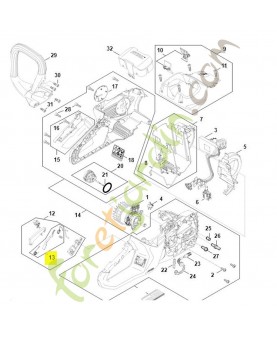 Jeu de pièces de fixation