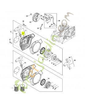 Douille 1110-084-9102 - Pièce détachée Stihl