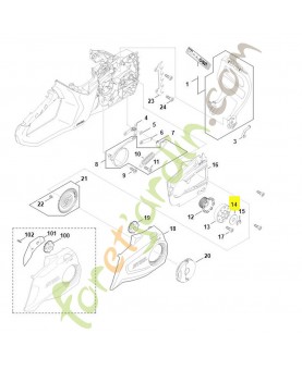 Rondelle Stihl ref. 0000-958-0506