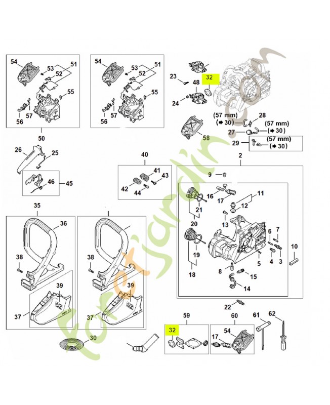 Joint 1148-129-0900- Pièce détachée Stihl