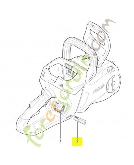 Plaque indicatrice numéro de machine
