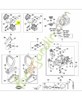 Cavalier de contact 1148-442-5800- Pièce détachée Stihl