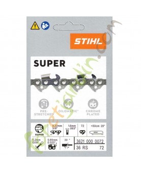 Chaine tronconneuse 50 CM Stihl 3621-000-0072