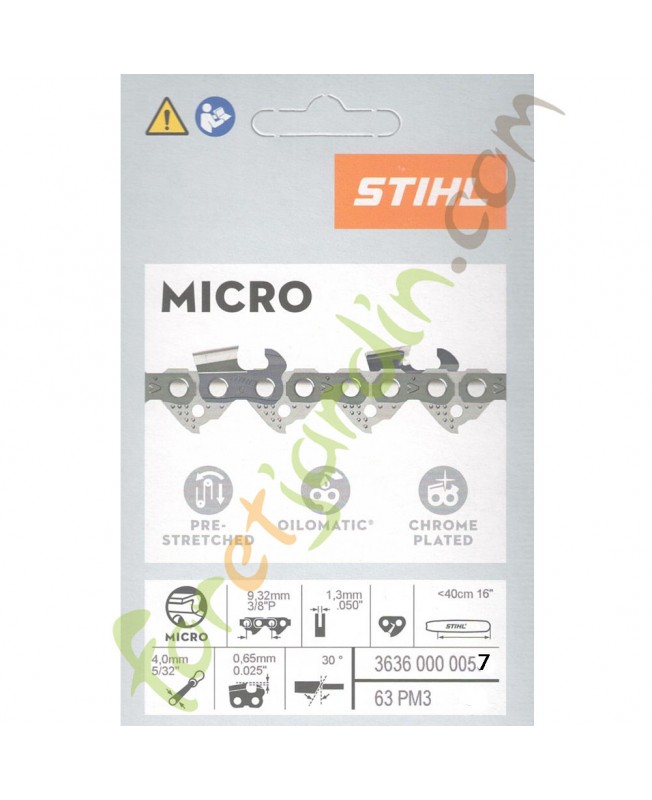 chaine stihl coupe 40 cm 36360000057 chaine stihl coupe 40 cm 36360000057