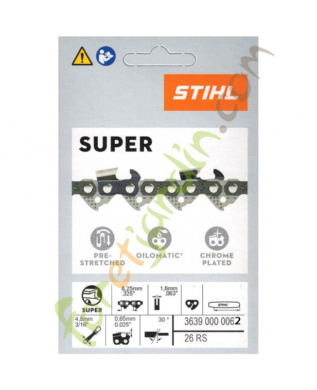 CHAINE tronconneuse 40 CM STIHL 3689-000-0062