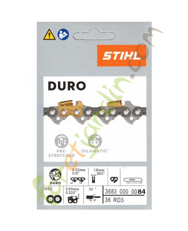 Chaine tronconneuse 60 CM Stihl carbure  3683-000-0084