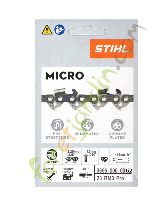chaine stihl coupe 38 cm 36950000062