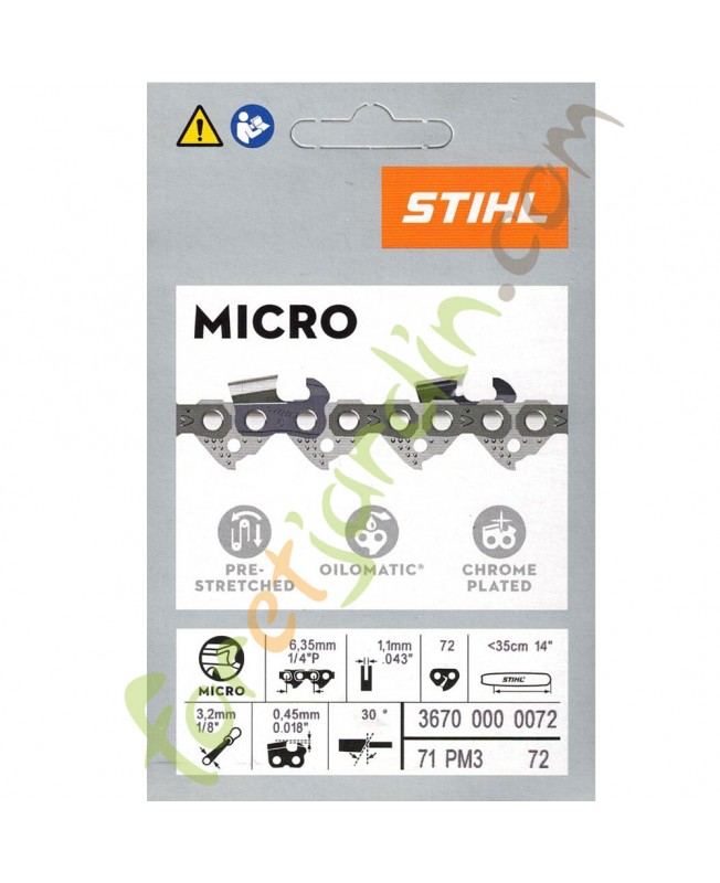 chaine stihl coupe 35 cm 36700000072 chaine stihl coupe 35 cm 36700000072