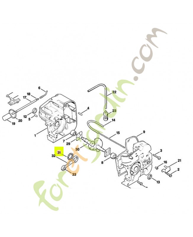 Galet cylindrique 0000-987-1011 - Pièce de détachée