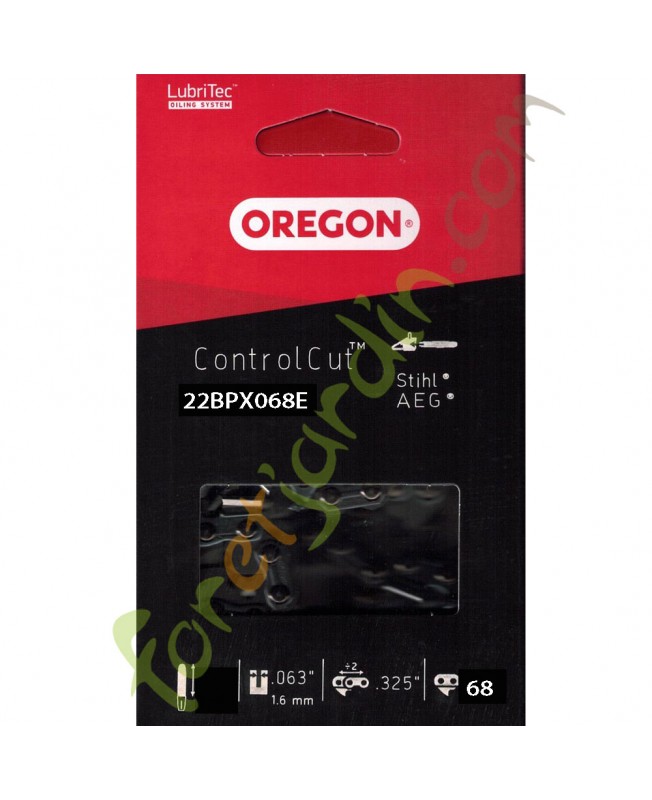 chaine tronconneuse oregon coupe 45 cm 22bpx068e pas de 325 chaine tronconneuse oregon coupe 45 cm 22bpx068e pas de 325