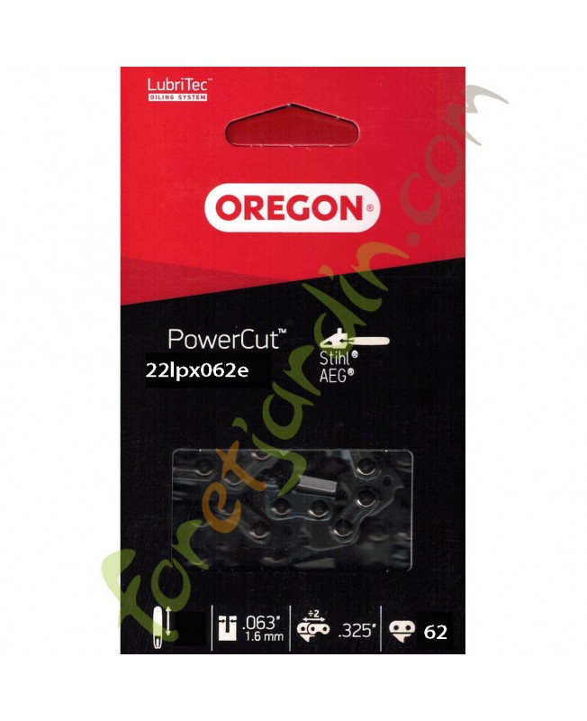 Chaine tronconneuse 40 CM Oregon réf. 22LPX062E en stock