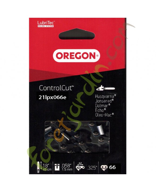 Chaine tronconneuse 40 cm Oregon 21LPX066E Chaine tronconneuse 40 cm Oregon 21LPX066E