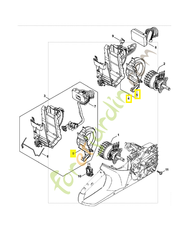 Plaque porte contacts