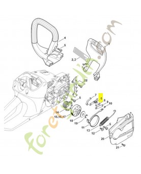 Levier stihl ref. 1121-160-5000