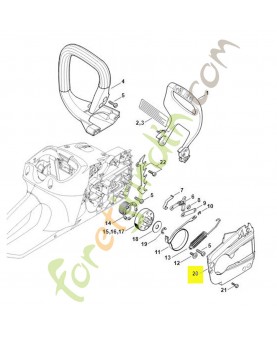 Couvercle Stihl ref. 1251-021-1101