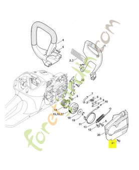 Vis cylindrique IS-P4x14 stihl réf. 9074-478-3005