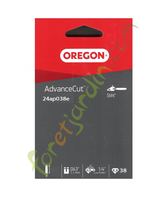 Chaine tronconneuse GTA 40 Oregon réf. 24AP038E