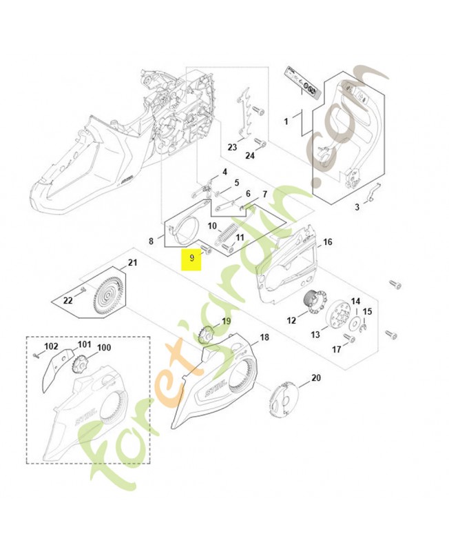 Vis cylindrique is-p 5x44