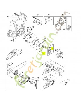 Embrayage 1148-160-2000- Pièce détachée Stihl