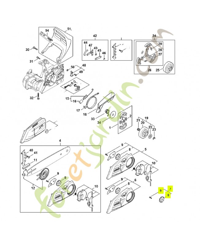 Molette de tension 1148-630-0600- Pièce détachée Stihl