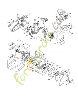Pompe à huile Stihl ref. 1123-640-3200