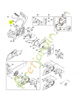 Vis cylindrique is-p 5x25 9074-477-4139- Pièce de détachée Sithl