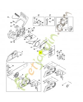 Rondelle de recouvrement 1148-162-1000- Pièce détachée Stihl
