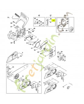 Vis cylindrique 5x16 9075-478-4115. Pièce de rechange Sithl