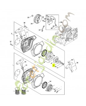 Cliquet Stihl réf 1123-195-7200
