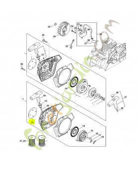 Plaque matricule ms 212 1148-967-1506- Pièce détachée Stihl / Vicking